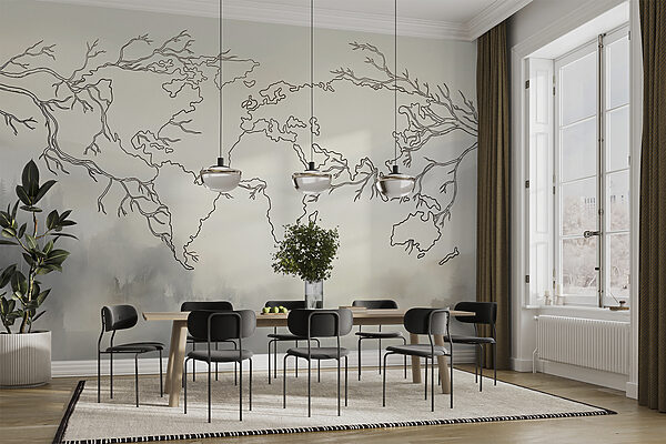 A map of the world A map of the world