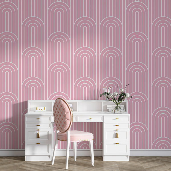 A pink and white pattern A pink and white pattern