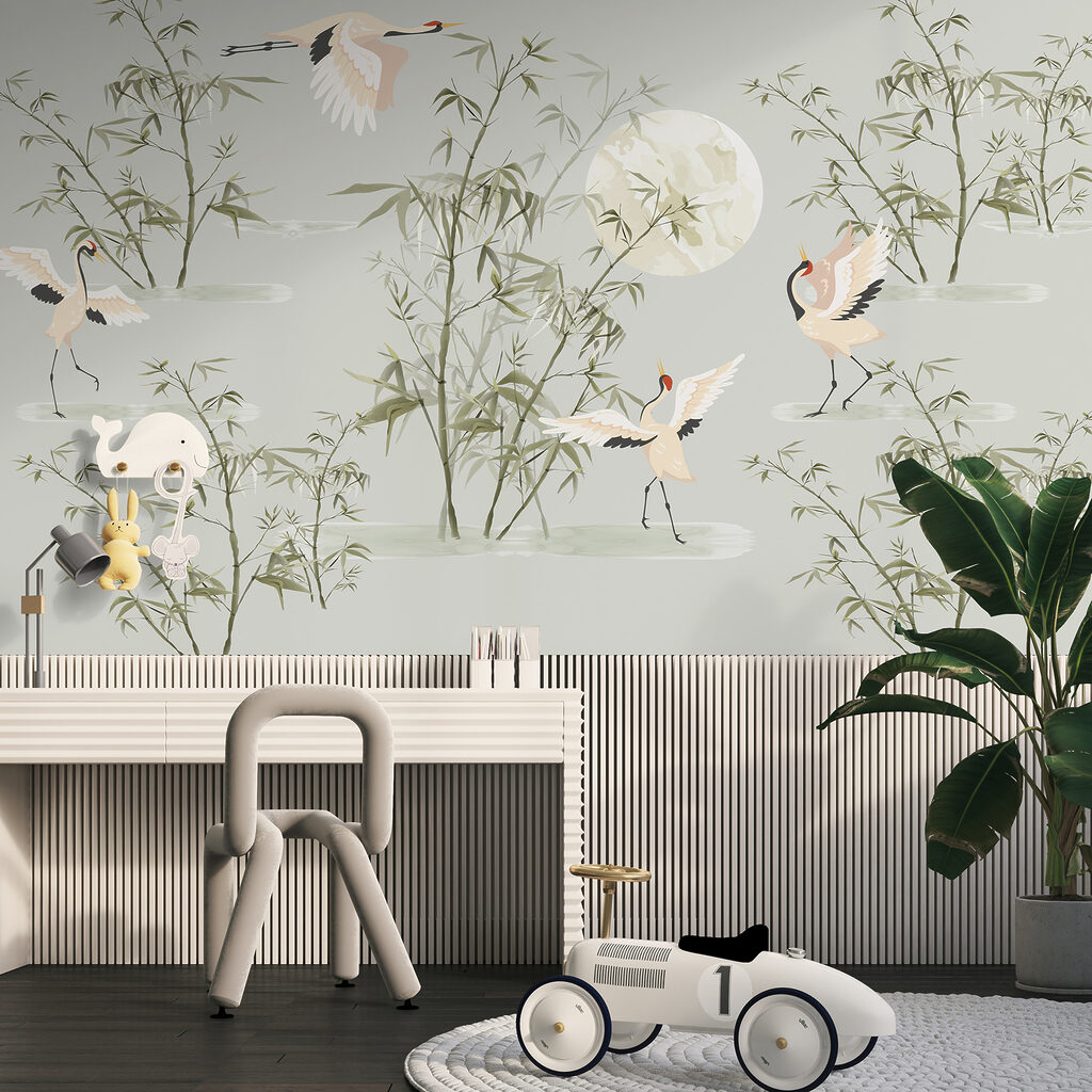 w00520pir10ms 1024x1024 - A wallpaper with birds and bamboo - tegory