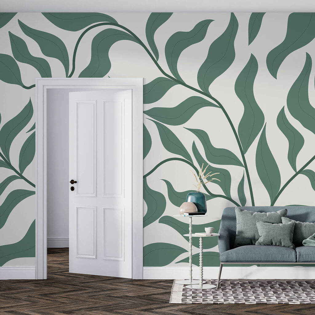 A green leaves on a white background w00629pig7ms 1024x1024 - A green leaves on a white background - tegory