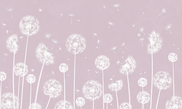 A white dandelions flying in the air w00657v1p 600x360 - A white dandelions flying in the air - tegory