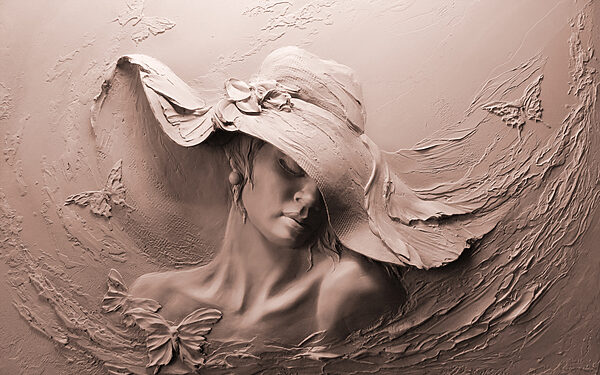 A sculpture of a woman in a hat u62592v1p 600x375 - A sculpture of a woman in a hat - tegory