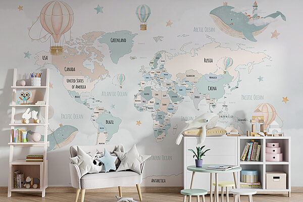 w00680pir2r 600x400 - A map of the world with hot air balloons - tegory