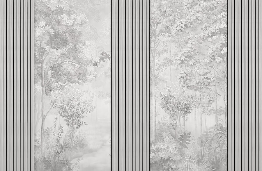 A wall with a tall vertical line A wall with a tall vertical line