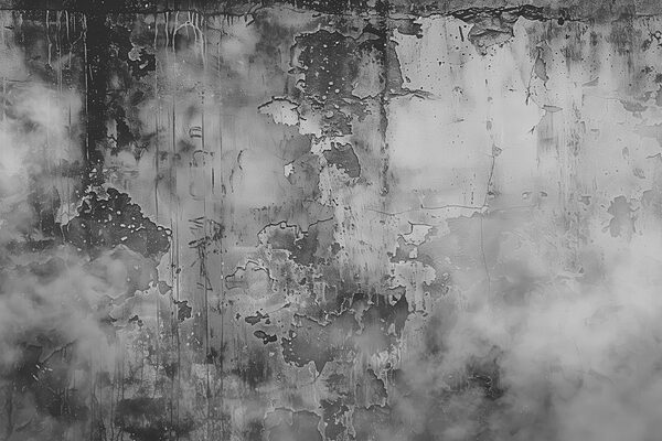 A grey and white photo of a wall A grey and white photo of a wall