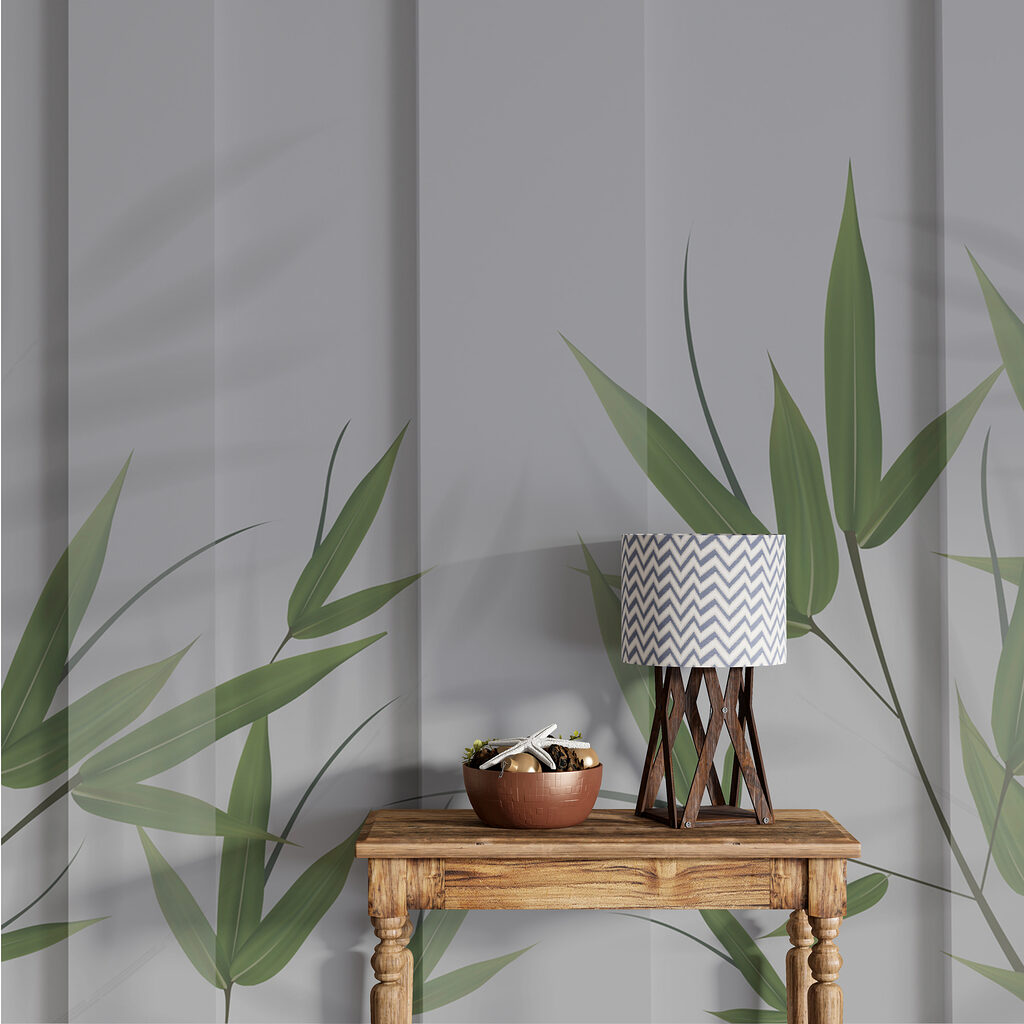 A green leaves on a white surface A green leaves on a white surface