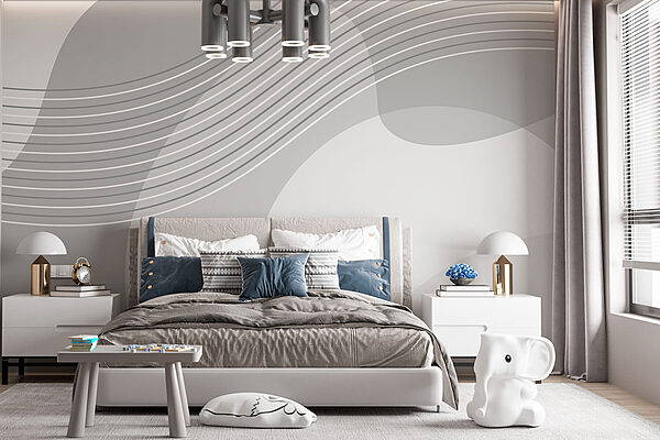 A grey and white background with white lines A grey and white background with white lines