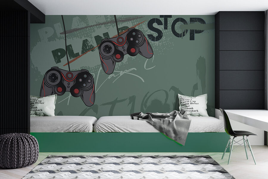 A video game controller from a string A video game controller from a string
