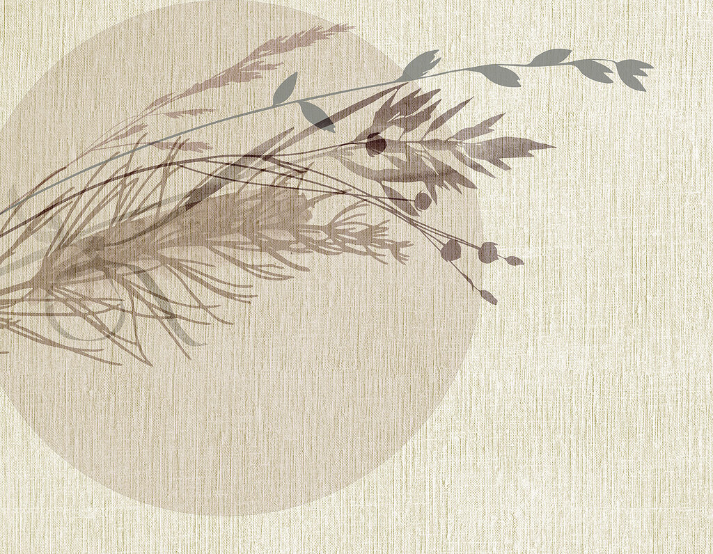 Delicate leaf patterns on textured background Delicate leaf patterns on textured background