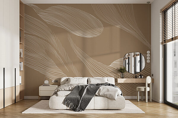 A white lines on a brown background A white lines on a brown background