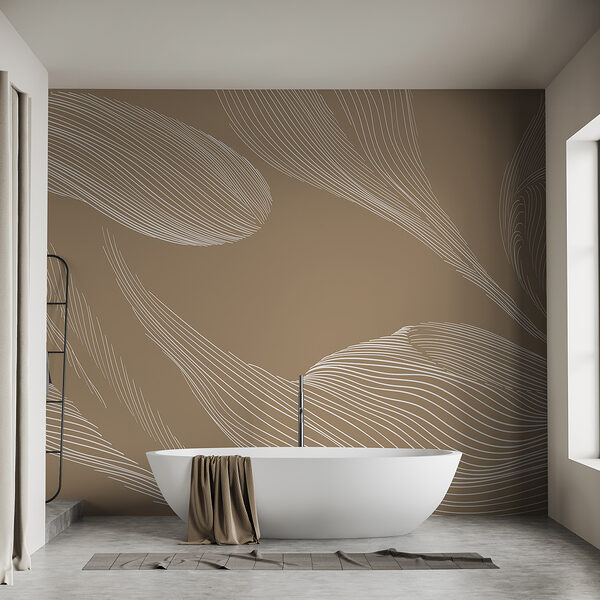 A white lines on a brown background A white lines on a brown background