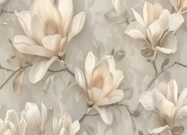 A wallpaper with flowers A wallpaper with flowers