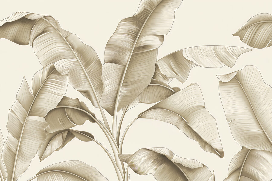 Wall murals A close up of leaves - Image 4