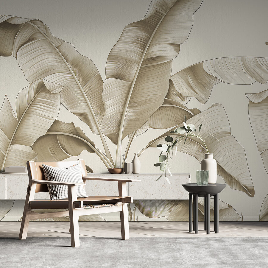 Wall murals A close up of leaves - Image 2