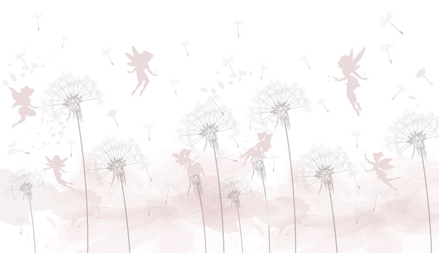 Wall murals A group of fairies flying in the air - Image 3