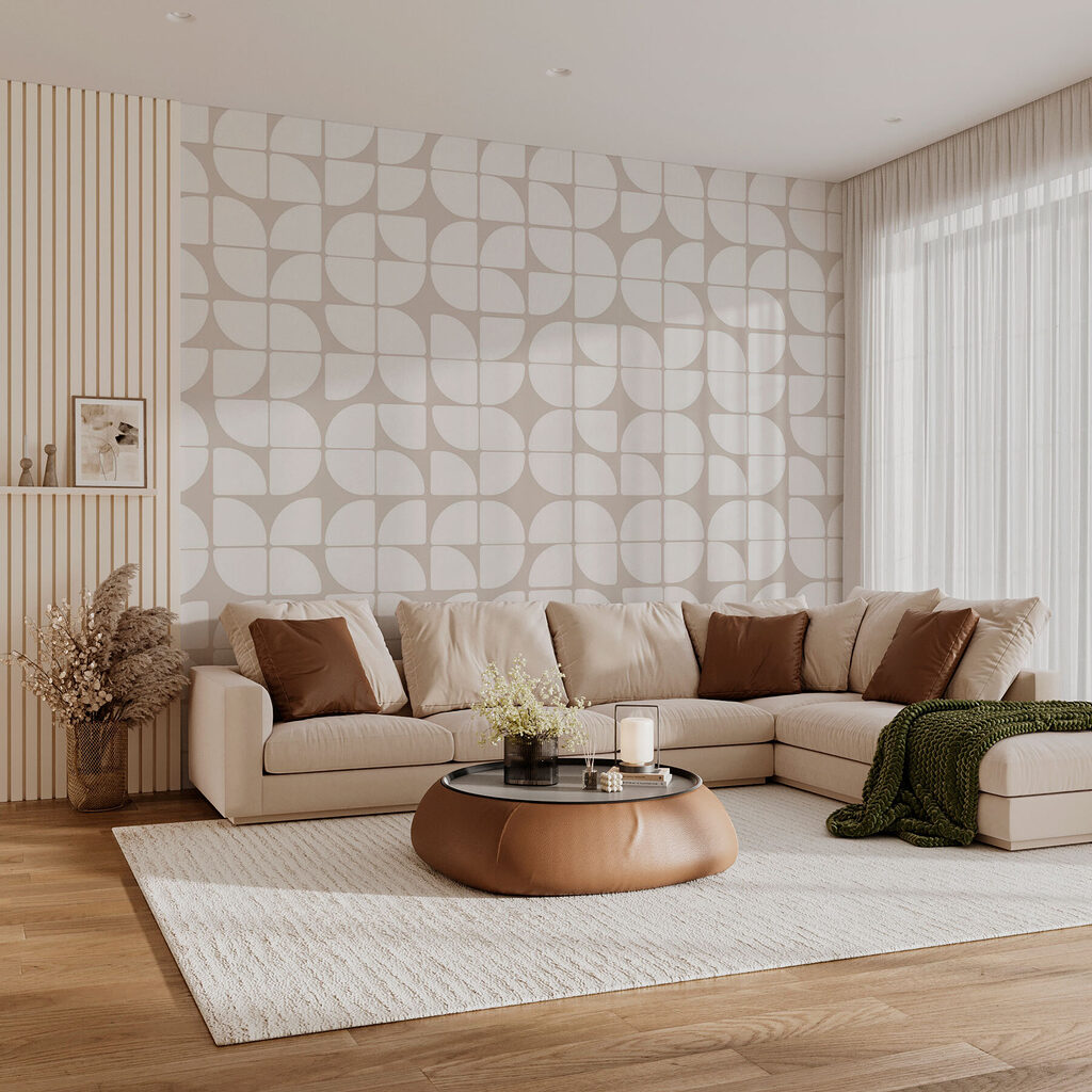 A pattern of circles and lines A pattern of circles and lines