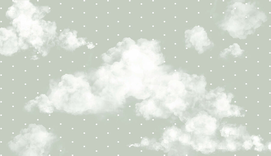 Wall murals White clouds in the sky - Image 3