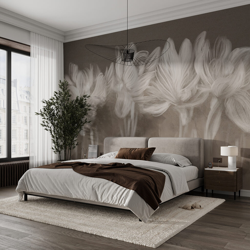 Group of white flowers