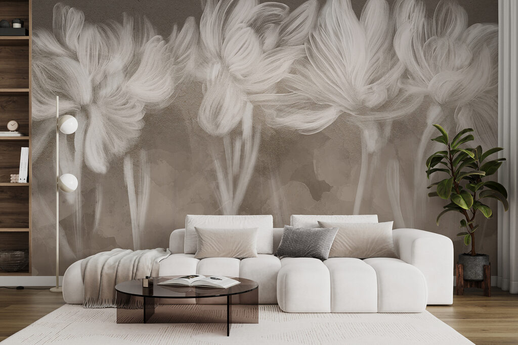 Group of white flowers