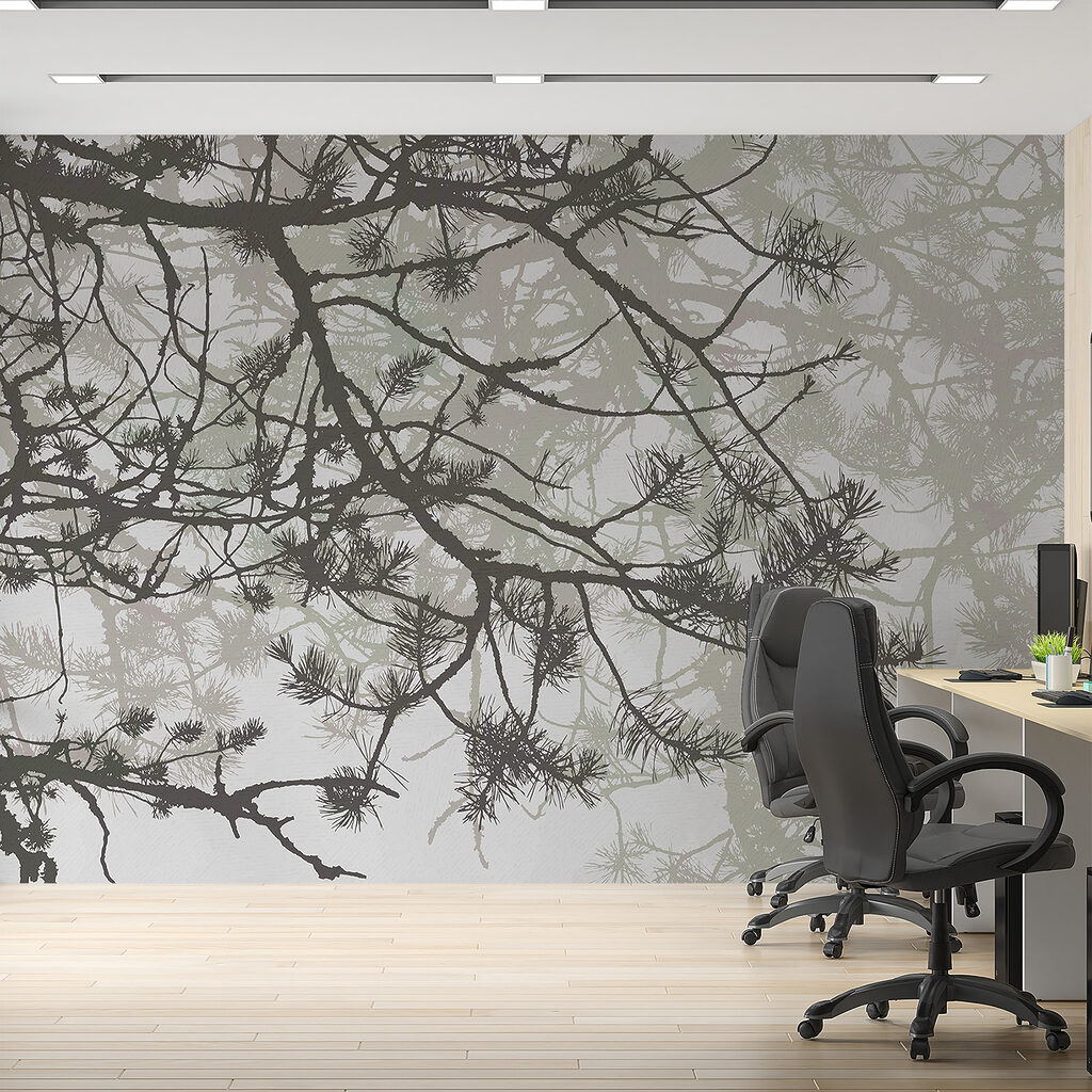 Tree branches with needles Tree branches with needles