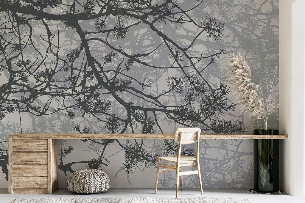 Tree branches with needles Tree branches with needles