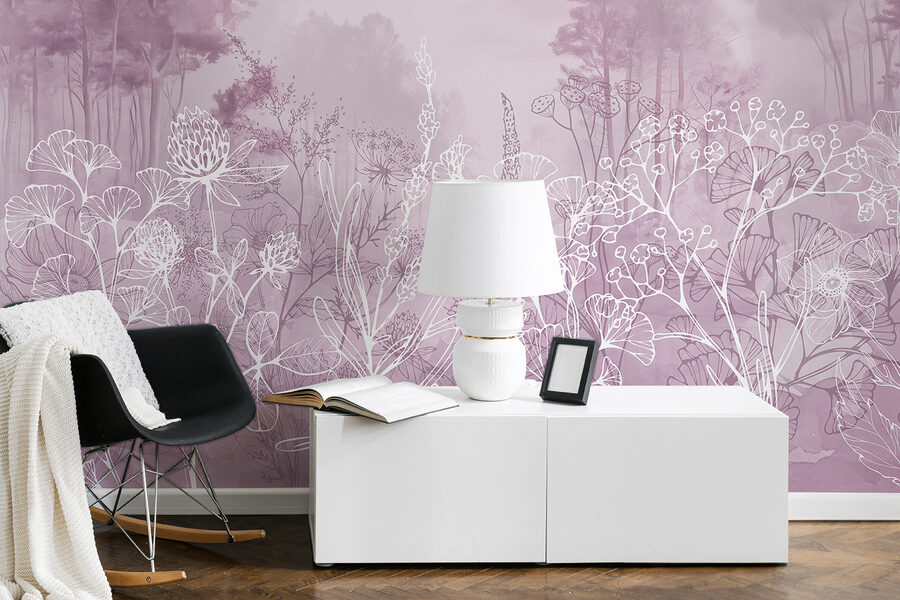 Drawing of a forest