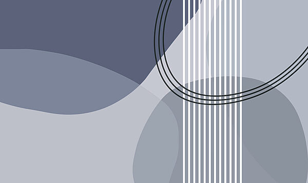 Grey and white background with black circles and lines