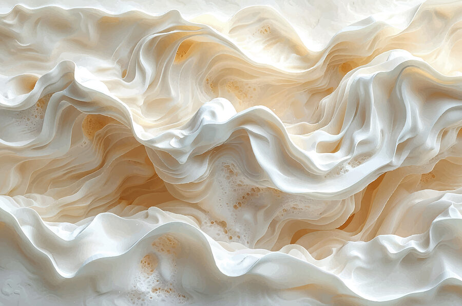 Wall murals Close up of a white wave - Image 3