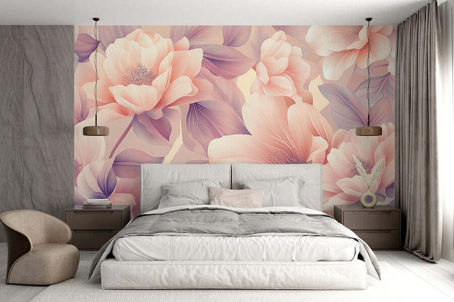 Wall murals Close up of flowers