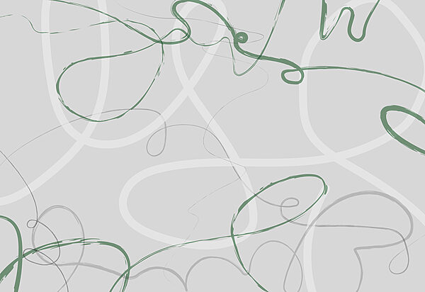 Green and grey swirly lines Green and grey swirly lines