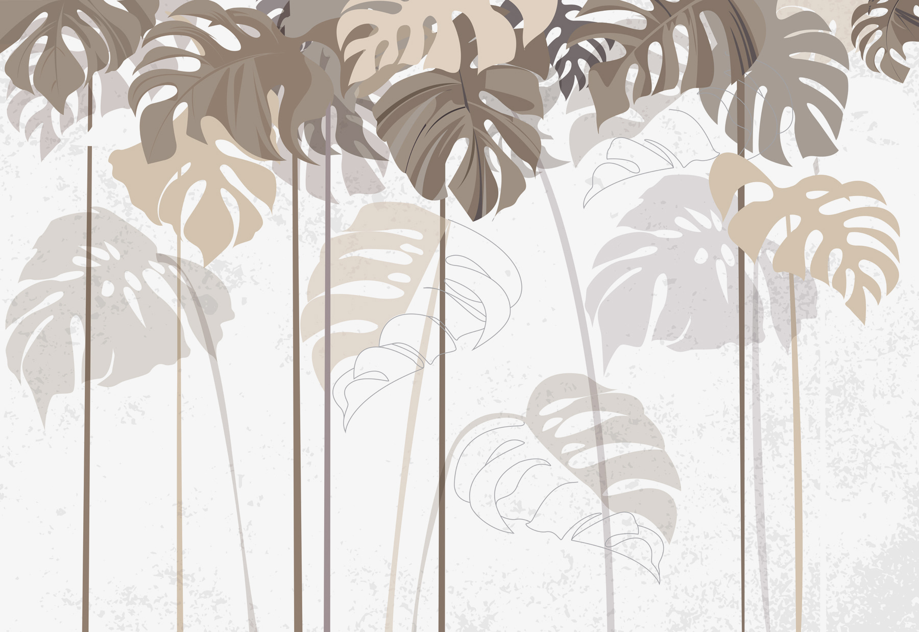 Group of leaves on a white background Group of leaves on a white background