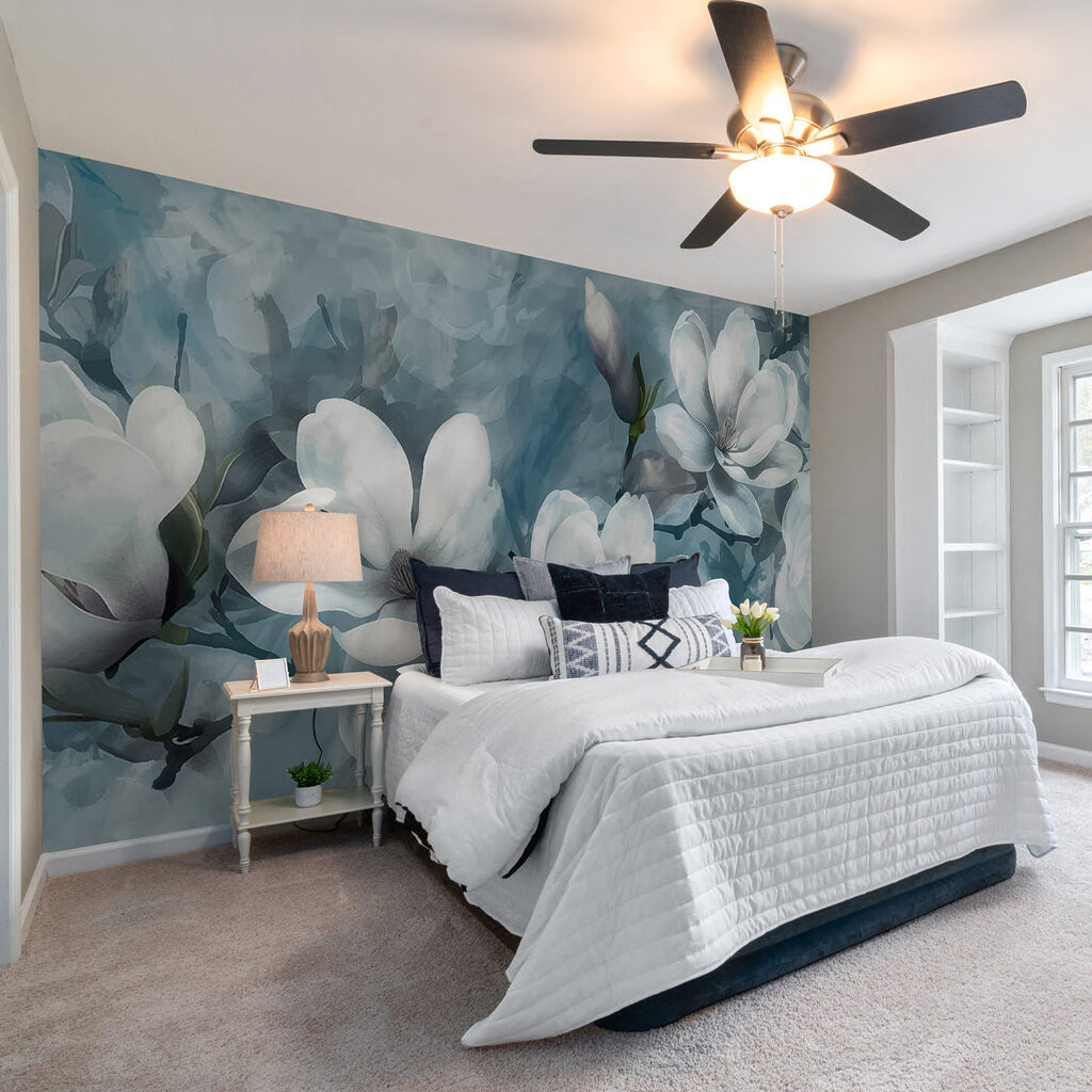 Group of white flowers Group of white flowers