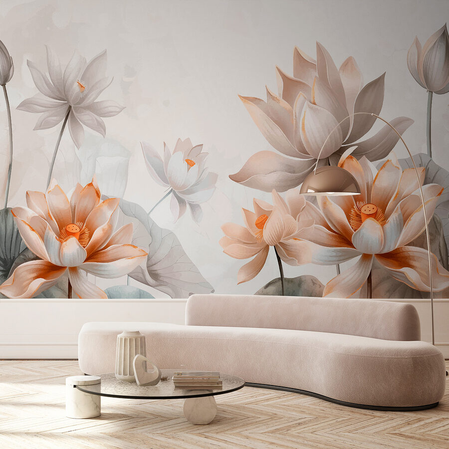Wall murals Close up of flowers