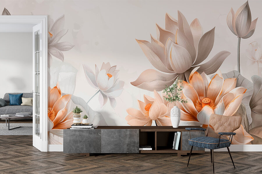 Wall murals Close up of flowers - Image 3