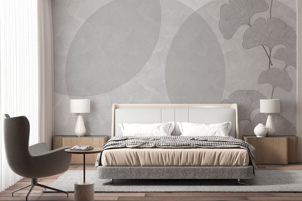 Grey and white background with circles and lines Grey and white background with circles and lines