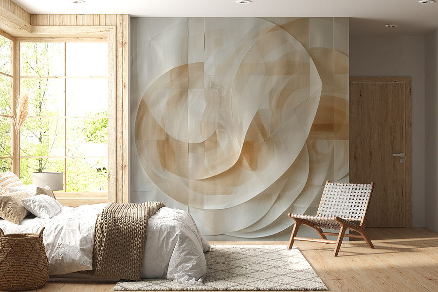 Wall murals Close up of a paper - Image 4