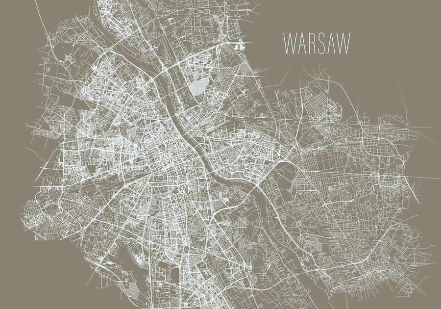 Wall murals Map of a city - Image 5