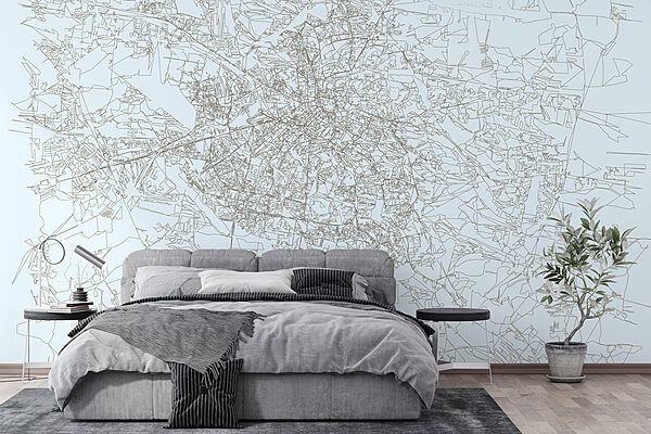 Map of a city Map of a city