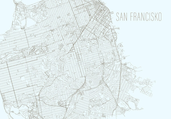 Map of a city Map of a city
