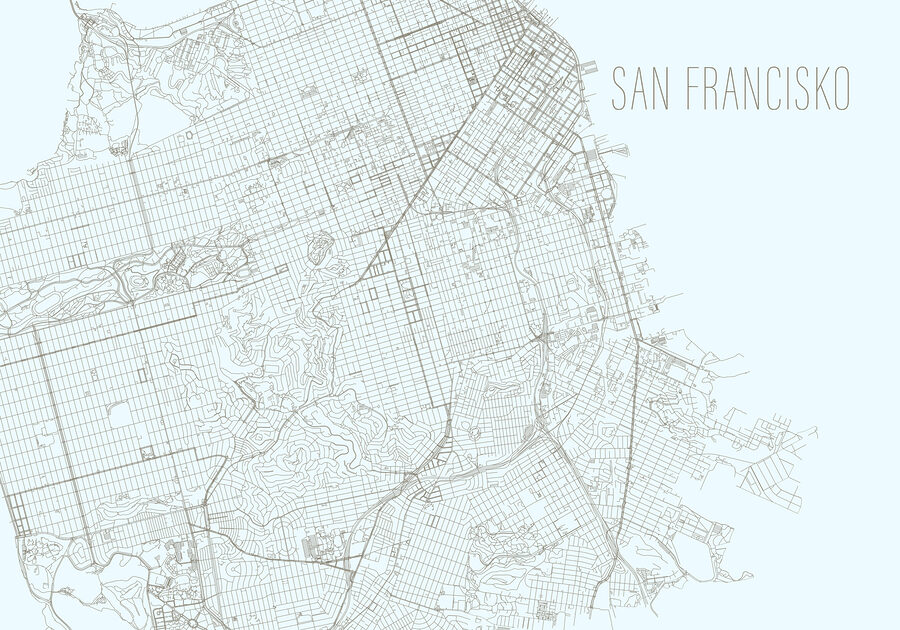 Map of a city