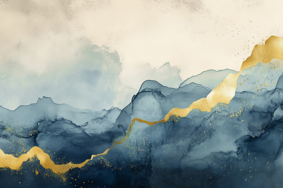Wall murals Misty mountains touched by sunlight. - Image 6