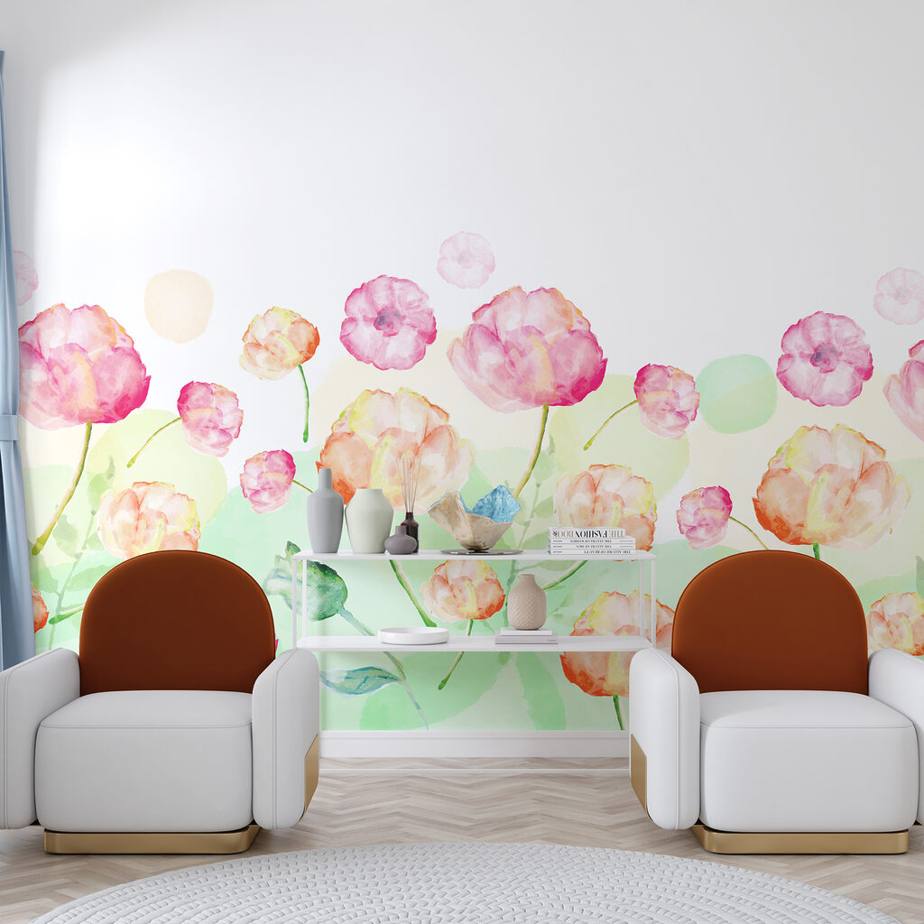 Watercolor painting of flowers Watercolor painting of flowers