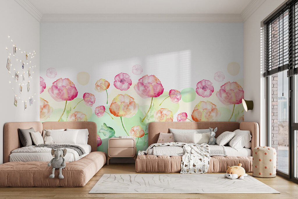 Watercolor painting of flowers Watercolor painting of flowers