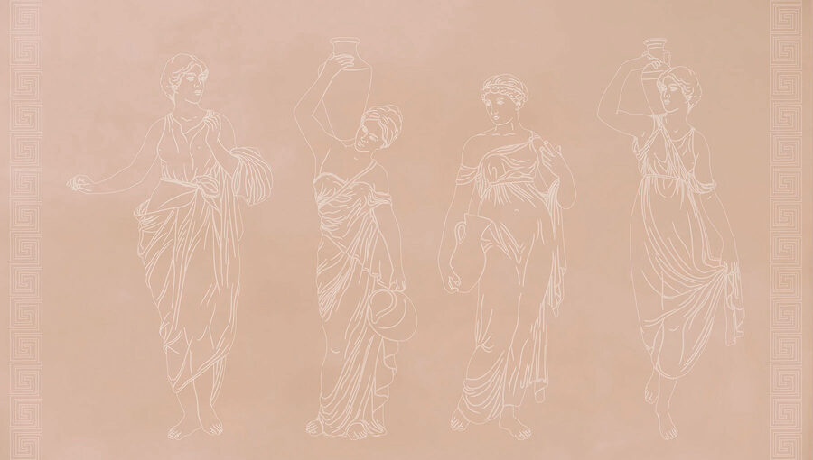 Wall murals Group of women in different poses - Image 3