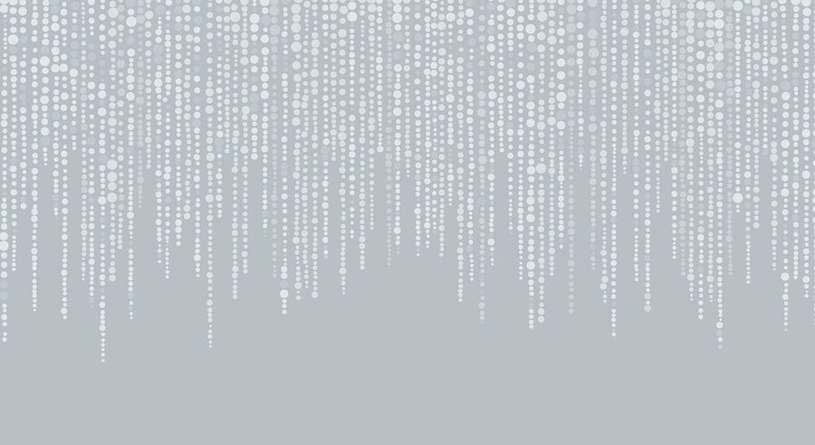 Grey and white background with dots
