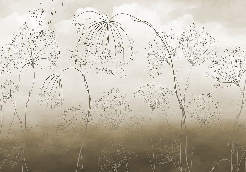Ethereal landscape of delicate blooms Ethereal landscape of delicate blooms