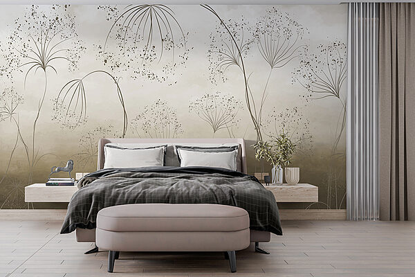 Ethereal landscape of delicate blooms Ethereal landscape of delicate blooms