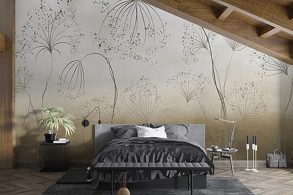 Ethereal landscape of delicate blooms Ethereal landscape of delicate blooms