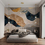 Wall murals Sweeping Waves of Color
