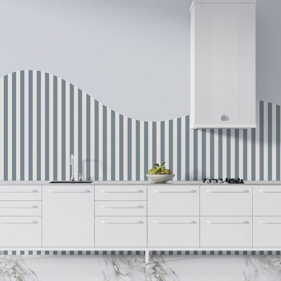 Grey and white striped background